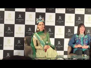 Miss World 2017 Manushi Chhillar says would Like to work with Aamir Khan & her Favorite is Priyanka