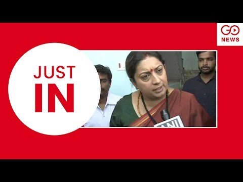 Smriti Irani: Takes A Dig At Gandhi Family