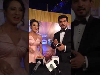 Arjun Bijlani with Alisha Panwar talks about Naagin 3 at the ITA Awards 2017 | SpotboyE