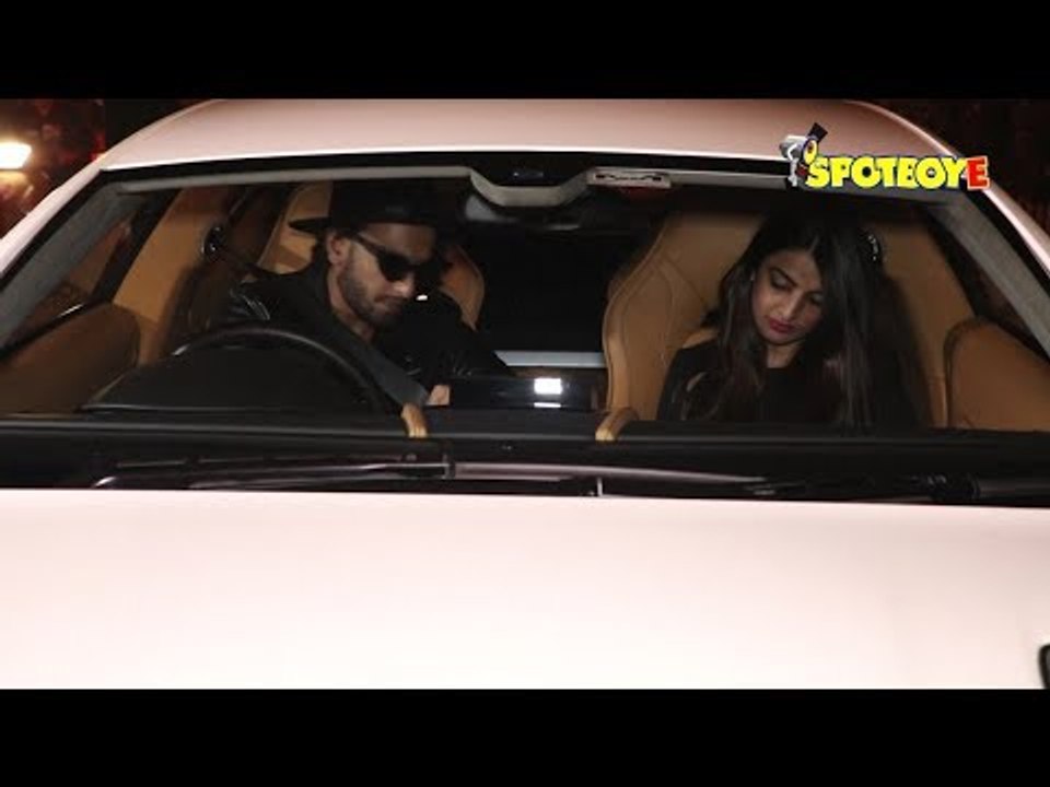 SPOTTED: Ranveer Singh, Sonakshi Sinha, Iulia Vantur at Arth Hotel | SpotboyE