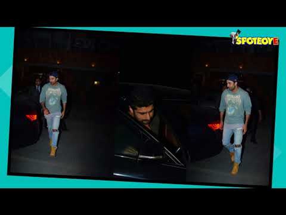SPOTTED: Ranbir Kapoor and Arjun Kapoor Post Dinner in Mumbai | SpotboyE