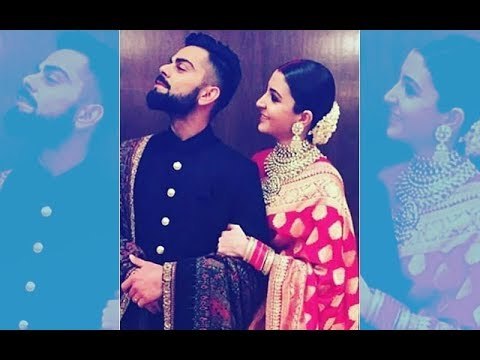 Virushka Reception: Anushka Sparkles In A RED BENARSEE SAREE, Virat Looks Regal In A Bandhgala