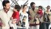 SPOTTED: Kareena Kapoor & Saif Ali Khan along with Baby Taimur at Delhi Airport | SpotboyE