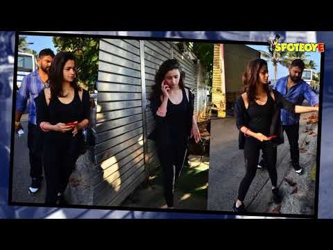 SPOTTED: Alia Bhatt Leaving Zoya Akhtar's House | SpotboyE