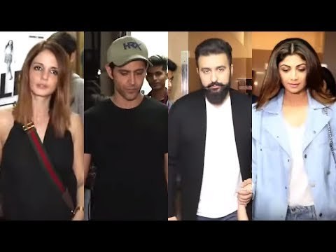 SPOTTED: Hrithik Roshan, Sussanne Khan, Shilpa Shetty, Raj Kundra at PVR Juhu | SpotboyE