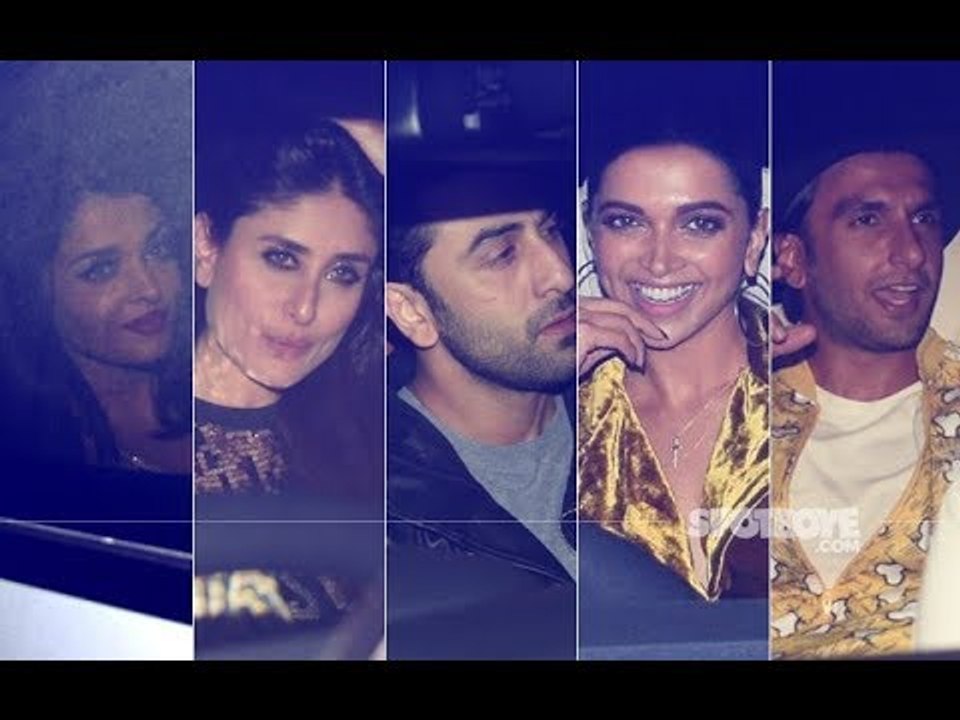 Aishwarya,Hrithik,Kareena, Ranbir,Deepika, Ranveer PARTY HARD At Shahrukh Khan’s Mannat | SpotboyE