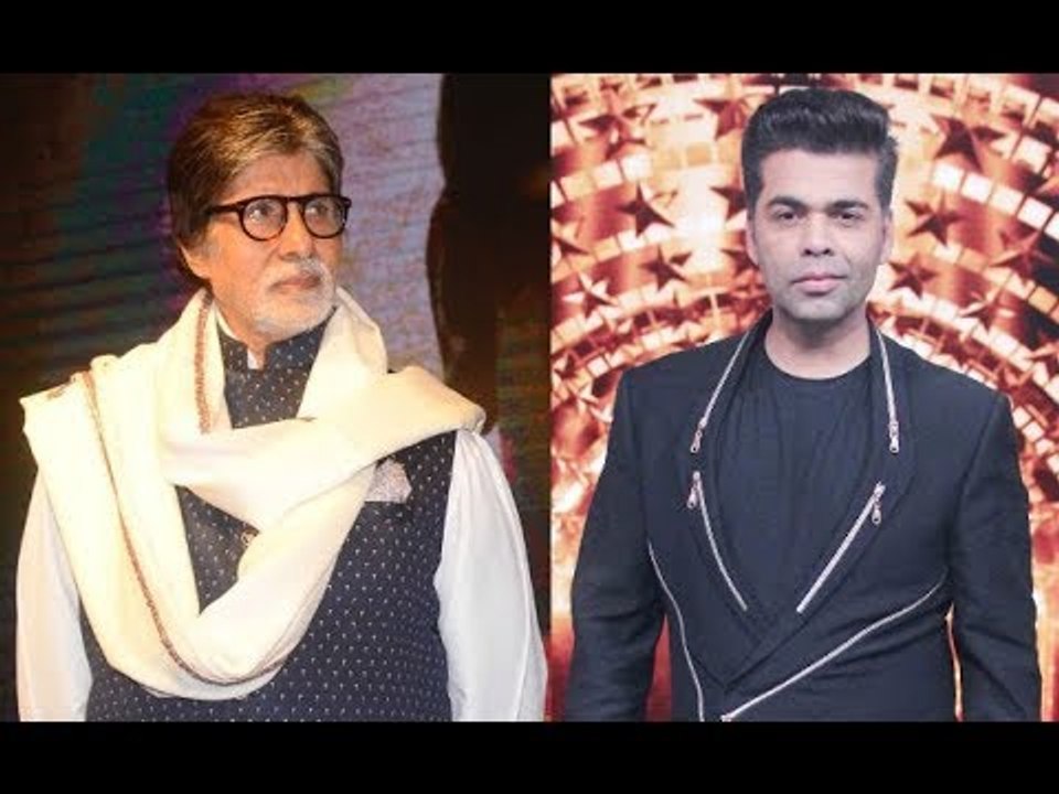 Karan Johar Does A GOOF-UP, Apologises To Amitabh Bachchan On Twitter | SpotboyE