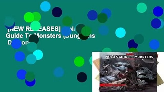 [NEW RELEASES] Volo s Guide To Monsters (Dungeons Dragons)