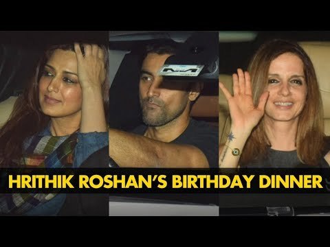 SPOTTED: Sussanne Khan, Sonali Bendre, Kunal Kapoor & many more at Hirhtik Roshan's House | SpotboyE