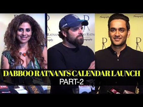 Vikas Gupta, Bakhtiyaar Irani,Tanaaz Irani at Dabboo Ratnani's Calendar Launch-Part-2 | SpotboyE