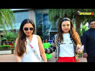 SPOTTED- Rani Mukerji and Vaibhavi Merchant  Post Lunch | SpotboyE