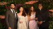 Amitabh Bachchan, Abhishek Bachchan, Aishwarya Rai arrive at Virat Anushka's Reception | SpotboyE