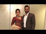Sagarika Ghatge & Zaheer Khan Arrive at Virat Anushka's Wedding Reception | SpotboyE