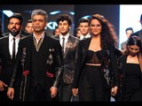 UNCUT- Sonakshi Sinha and Karan Johar Walk the Ramp for Falguni & Shane Peacock at the LFW 2018