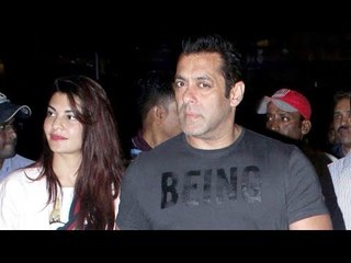 SPOTTED : Salman Khan and Jacqueline Fernandez at the Mumbai Airport | SpotboyE