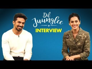 Taapsee Pannu and Saqib Saleem Interview for Dil Juunglee Movie | SpotboyE