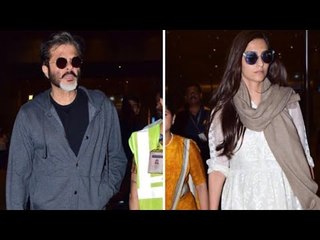 Download Video: Sonam Kapoor and Anil Kapoor at the Airport as they arrive back post Demise of Sridevi | SpotboyE