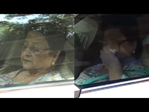 Anil Kapoor’s Mom Nirmal Kapoor Cries post Demise of Sridevi | SpotboyE