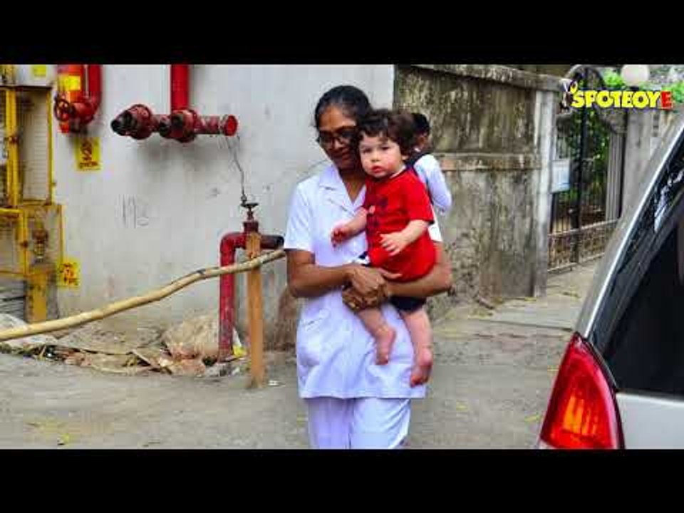 SPOTTED: Taimur at his Play School in Bandra | SpotboyE