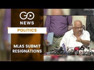Rebel Karnataka MLAs Submit Resignations To Speaker