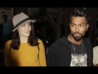 SPOTTED: Hardik Pandya and Elli AvrRam at an Ad Shoot  | SpotboyE