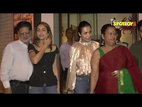 SPOTTED: Malaika Arora and Amrita Arora with their Parents at a Restaurant | SpotboyE
