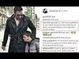 Ajay Devgn Gets Trolled For Smoking Next To His Son | SpotboyE
