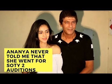 EXCLUSIVE:Chunky Panday Interview about Ananya Panday's Debut in SOTY 2 and lots more | SpotboyE