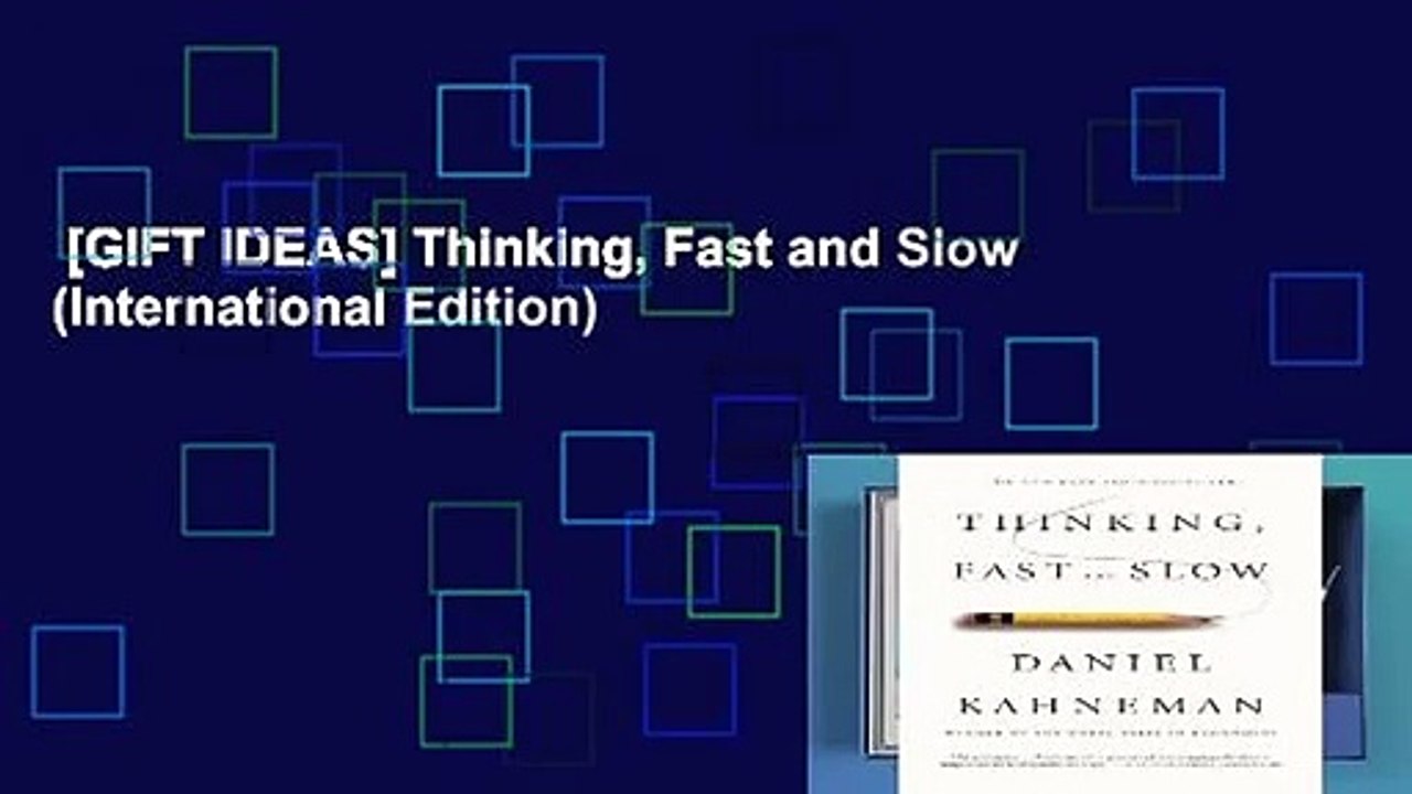 [GIFT IDEAS] Thinking, Fast and Slow (International Edition)