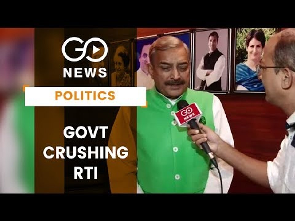 'RTI Amendment Aimed At Covering Corruption'