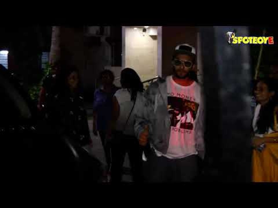 Ranveer Singh Spotted After Recording Session o...