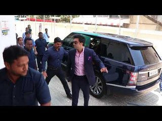 Ranbir Kapoor Arrives for the Teaser Launch of Dutt Biopic 'SANJU' | SpotboyE