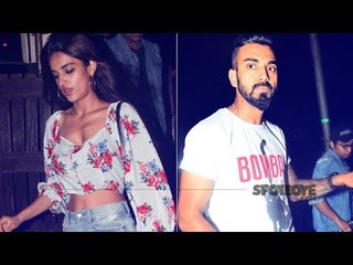 What’s Cooking? Hottie Nidhhi Agerwal Dines With Cricketer KL Rahul | SpotboyE