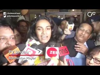 PV Sindhu Comes Home To a grand Welcome After Winning Gold
