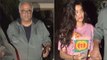 SPOTTED: Janhvi Kapoor and Boney Kapoor at Arjun Kapoor's House | SpotboyE
