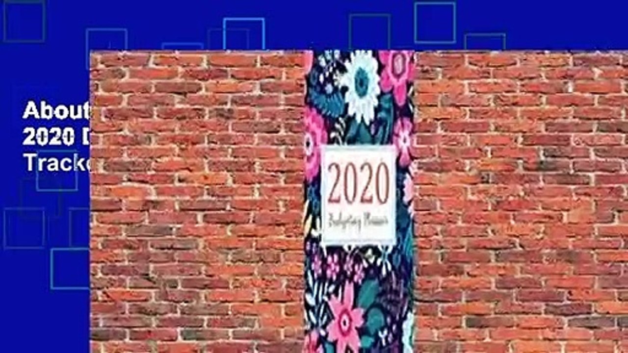 About For Books  Budgeting Planner 2020: 2020 Daily Weekly & Monthly Calendar Expense Tracker