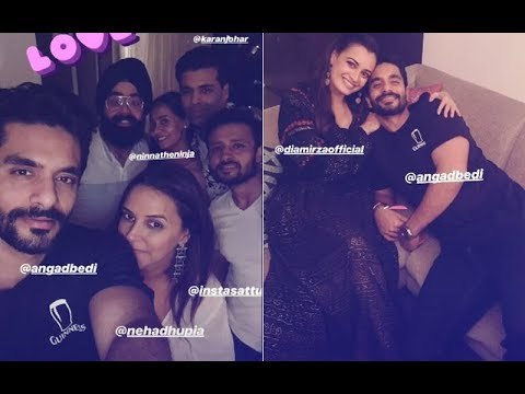 Neha Dhupia & Angad Bedi Have A Ball With Friends | SpotboyE
