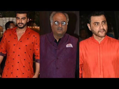 Sanjay Kapoor, Boney Kapoor & other guests arrive for SONAM KAPOOR'S MEHENDI | SpotboyE