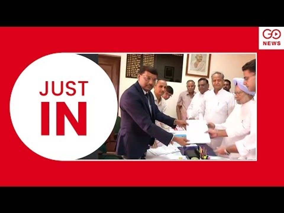 Manmohan Singh Files RS Nomination