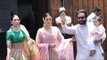 Kareena Kapoor,Karisma Kapoor, Saif Ali Khan with Baby Taimur Arrive for Sonam Kapoor’s Wedding