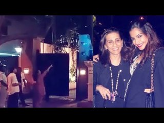 Sonam Kapoor's Mother Overlooks Wedding Decorations At Their Bungalow | SpotboyE