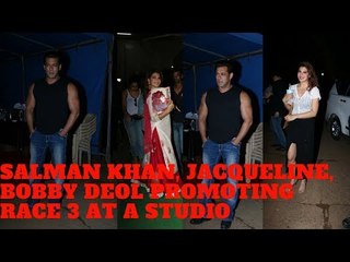 Bobby Deol, Salman Khan & Jacqueline Fernandez SPOTTED at Mehboob Studio | SpotboyE