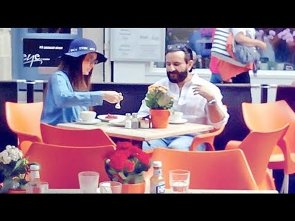Kareena Kapoor & Saif Ali Khan Spotted At A Restaurant in London | SpotboyE
