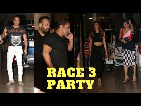 Bobby Deol, Salman Khan, Jacqueline Fernandez and other celebs at Ramesh Taurani's 'Race 3 Party