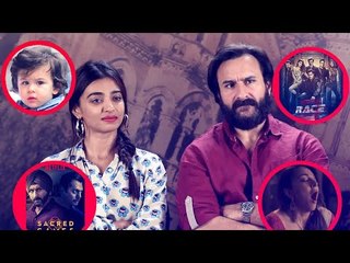 Saif & Radhika: All About Taimur, Race 3, Sacred Games, Kiara's Self-Gratification Scene | SpotboyE