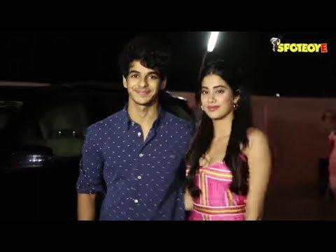 Janhvi Kapoor, Ishaan Khatter, Karan Johar, Boney & Khushi Kapoor at the Screening of ‘Dhadak'