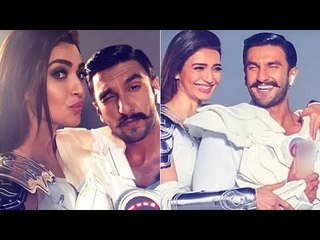 Oops! Karishma Tanna Mistakenly Leaks Shoot Pictures With Ranveer Singh; Deletes Them Pronto