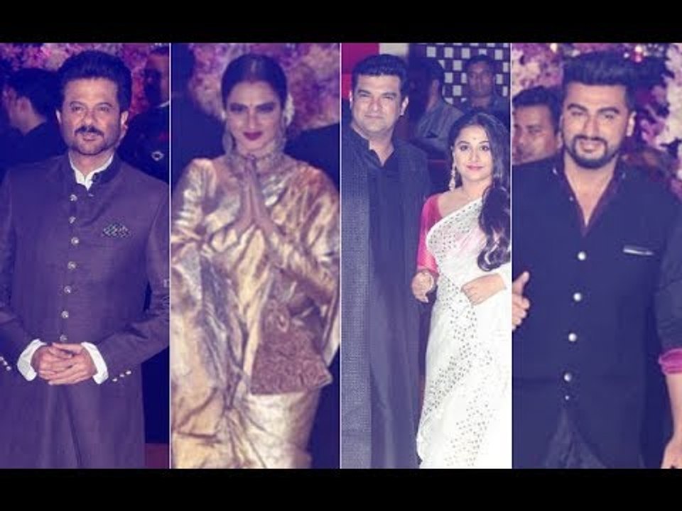 Ambani Engagement Party : Anil Kapoor, Rekha, Vidya Balan & Arjun Kapoor Arrive For The Big Night