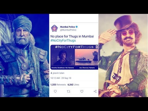 Amitabh Bachchan And Aamir Khan Respond To Mumbai Police's Humorous Tweet On Thugs Of Hindostan