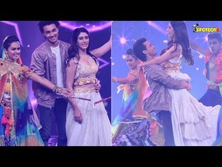 Aayush Sharma And Warina Hussain Enthral Audiences With Their Dandiya Moves